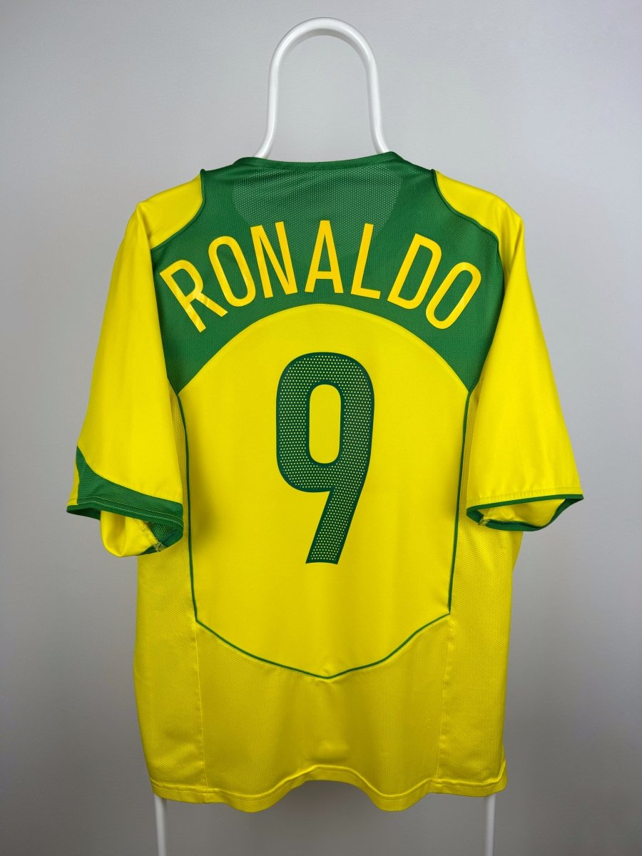 Ronaldo Nazario - Brasilien 2004 hjemmebane trøje M 🇧🇷 Fodboldshoppen_dk 1