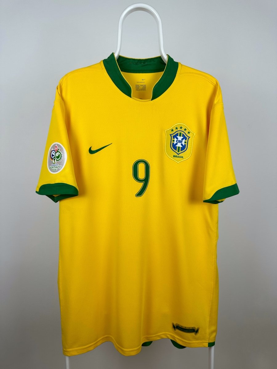 Ronaldo Nazario - Brasilien 2006 hjemmebane trøje XL 🇧🇷 Fodboldshoppen_dk 2