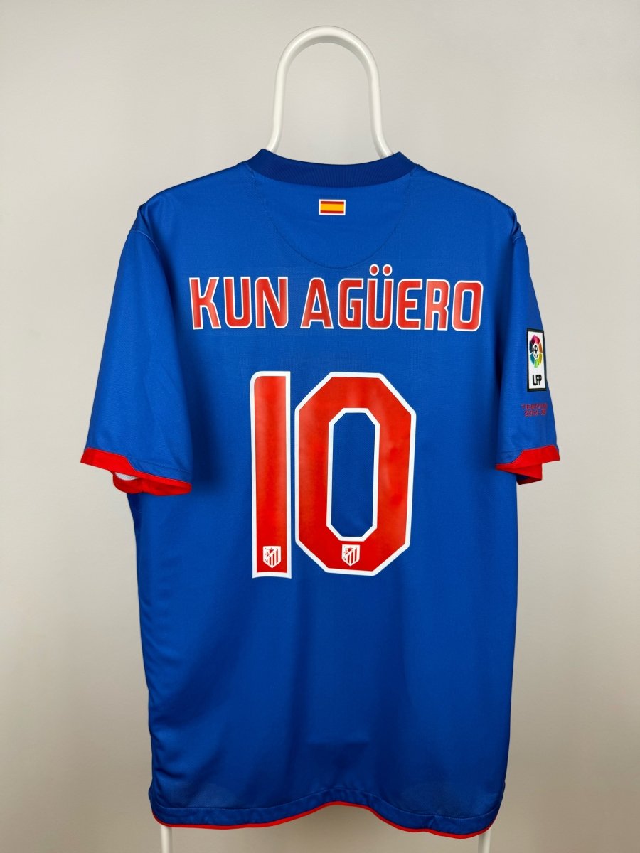 Sergio Aguero - Atletico Madrid 2010/11 udebane trøje L 🇦🇷 Fodboldshoppen_dk 1