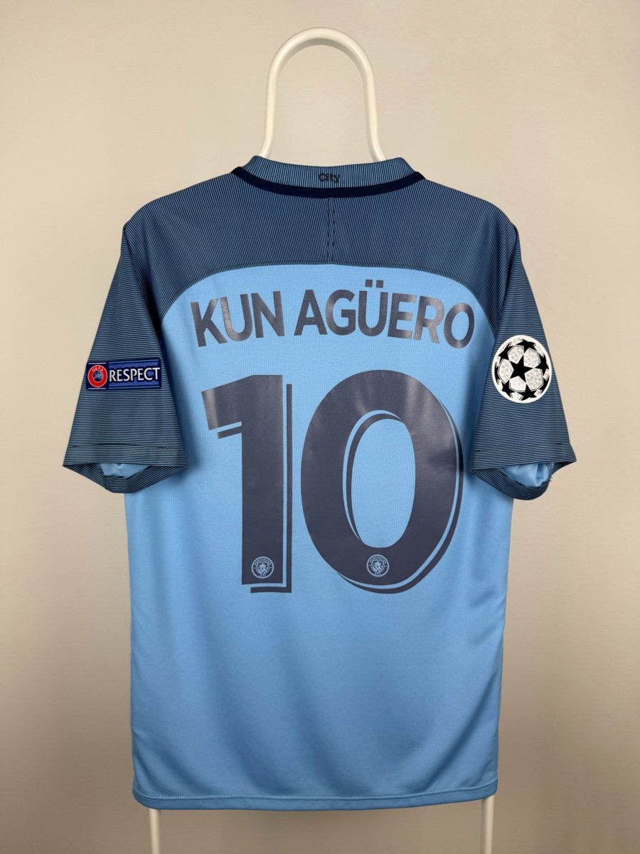 Sergio Aguero - Manchester City 2016/17 hjemmebane trøje M 🇦🇷 Fodboldshoppen_dk 1