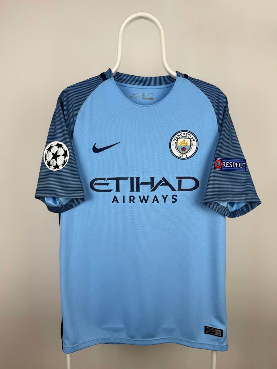 Sergio Aguero - Manchester City 2016/17 hjemmebane trøje M 🇦🇷 Fodboldshoppen_dk 2
