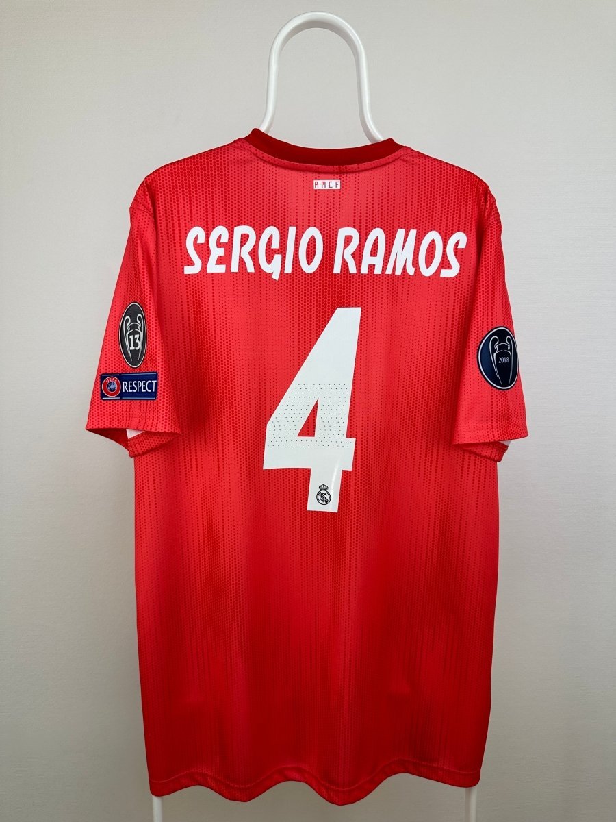 Sergio Ramos - Real Madrid 2018/19 udebane trøje XL 🇪🇸 Fodboldshoppen_dk 1