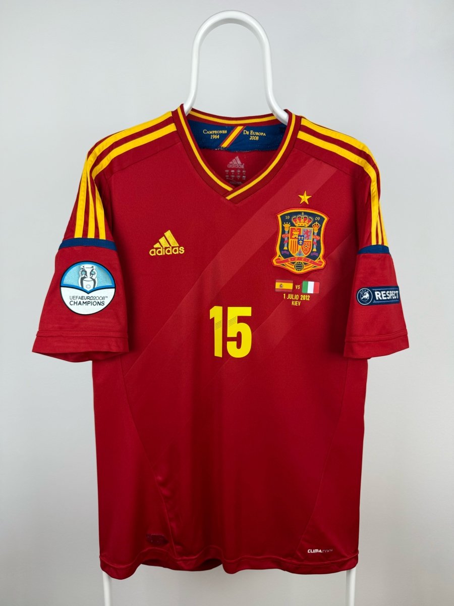 Sergio Ramos - Spanien 2012 hjemmebane trøje M 🇪🇸 Fodboldshoppen_dk 2