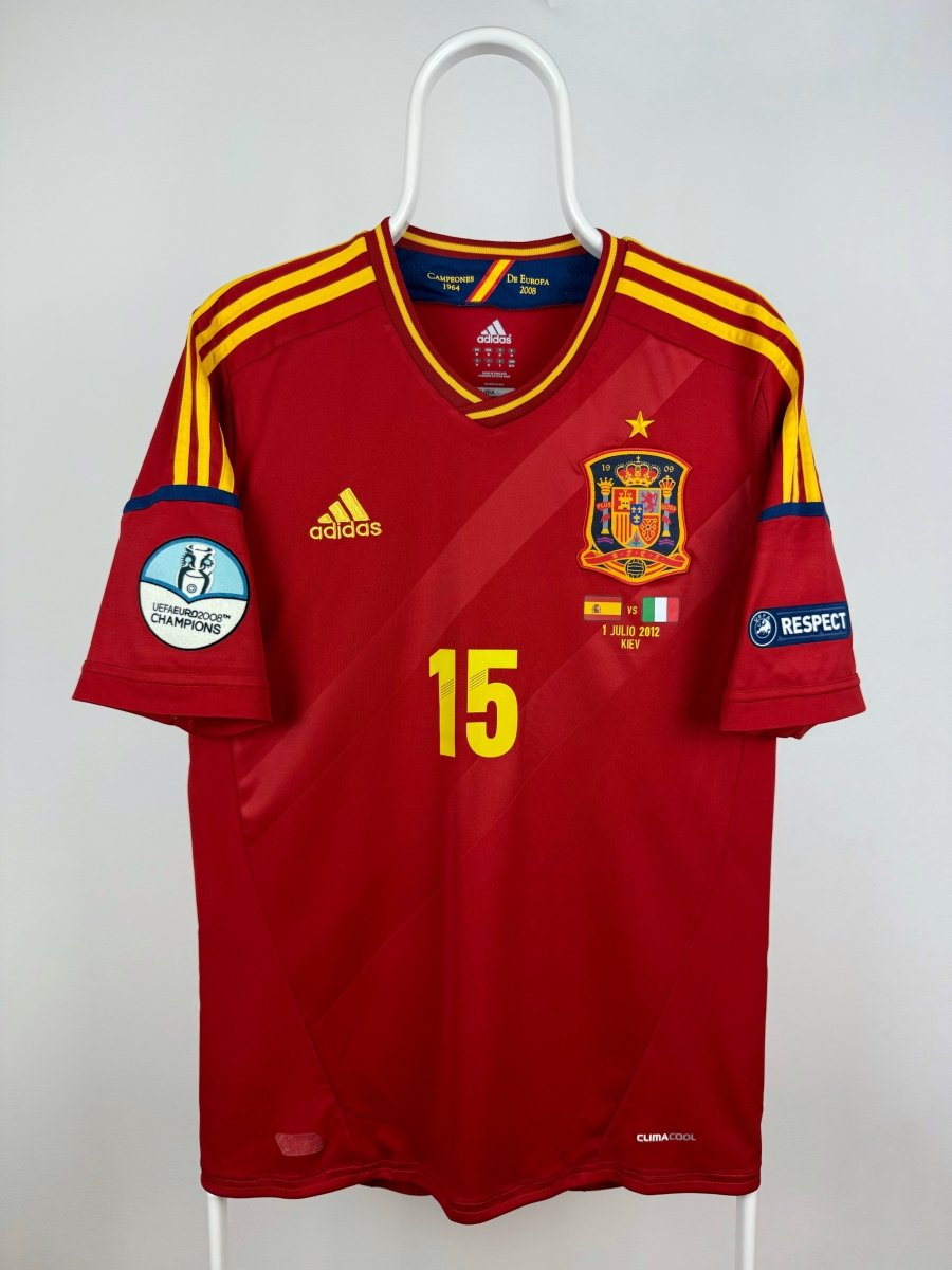 Sergio Ramos - Spanien 2012 hjemmebane trøje M 🇪🇸 Fodboldshoppen_dk 2
