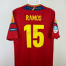 Sergio Ramos - Spanien 2012 hjemmebane trøje M 🇪🇸 Fodboldshoppen_dk 1