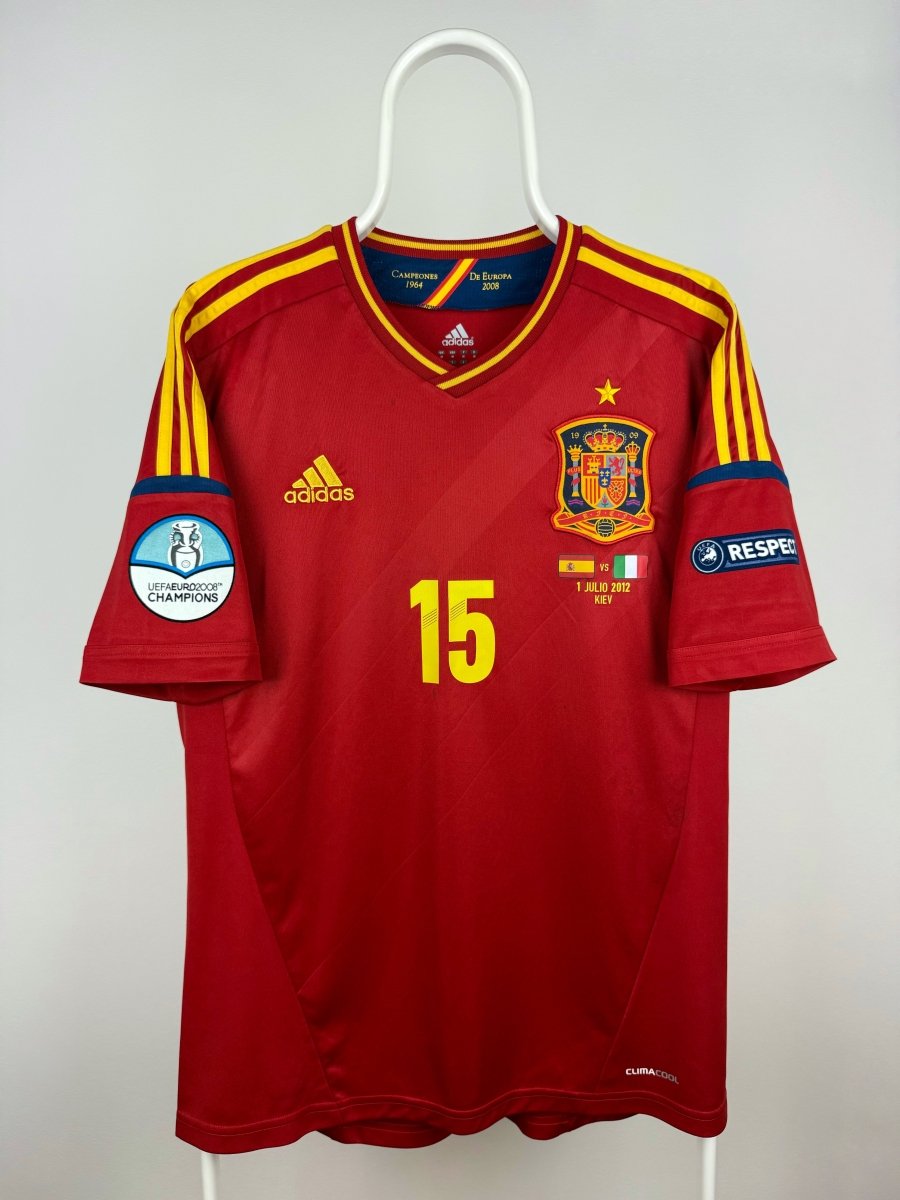 Sergio Ramos - Spanien 2012 hjemmebane trøje M 🇪🇸 Fodboldshoppen_dk 2