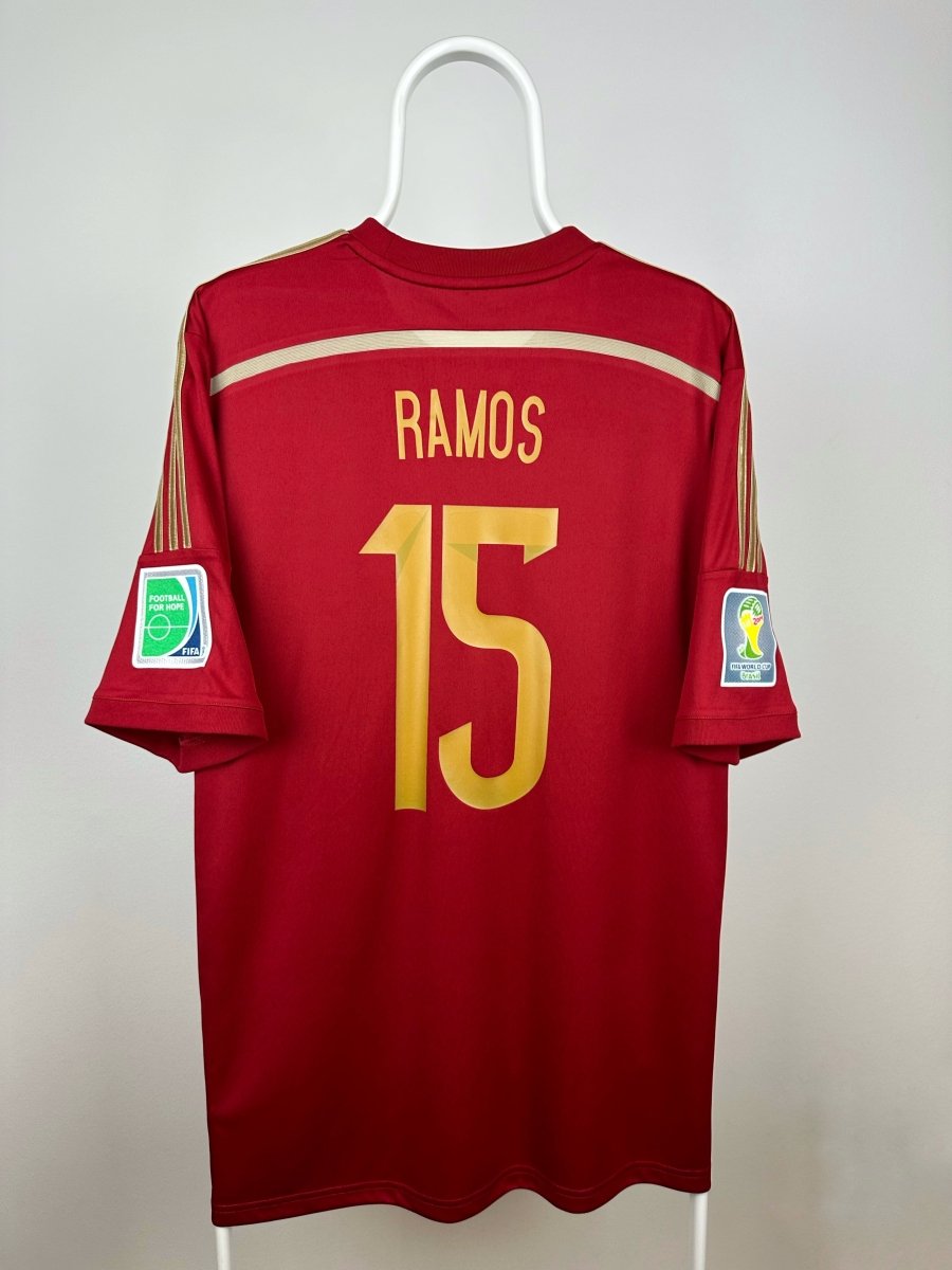 Sergio Ramos - Spanien 2014 hjemmebane trøje XL 🇪🇸 Fodboldshoppen_dk 1