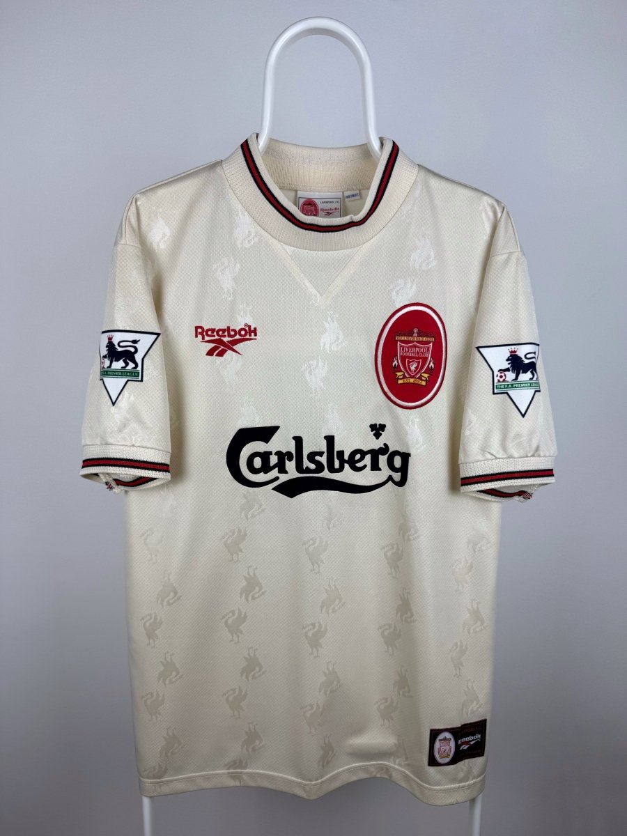 Steve McManaman - Liverpool 1996/97 udebane trøje M 🏴󠁧󠁢󠁥󠁮󠁧󠁿 Fodboldshoppen_dk 2