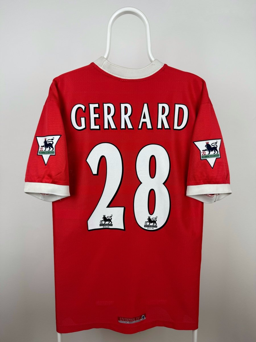 Steven Gerrard - Liverpool 1998/00 hjemmebane trøje L 🏴󠁧󠁢󠁥󠁮󠁧󠁿 Fodboldshoppen_dk 1