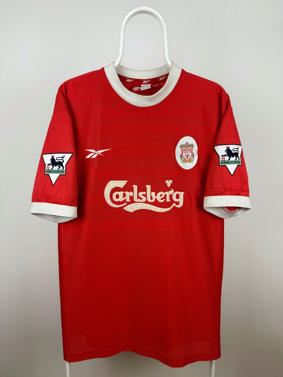 Steven Gerrard - Liverpool 1998/00 hjemmebane trøje L 🏴󠁧󠁢󠁥󠁮󠁧󠁿 Fodboldshoppen_dk 2