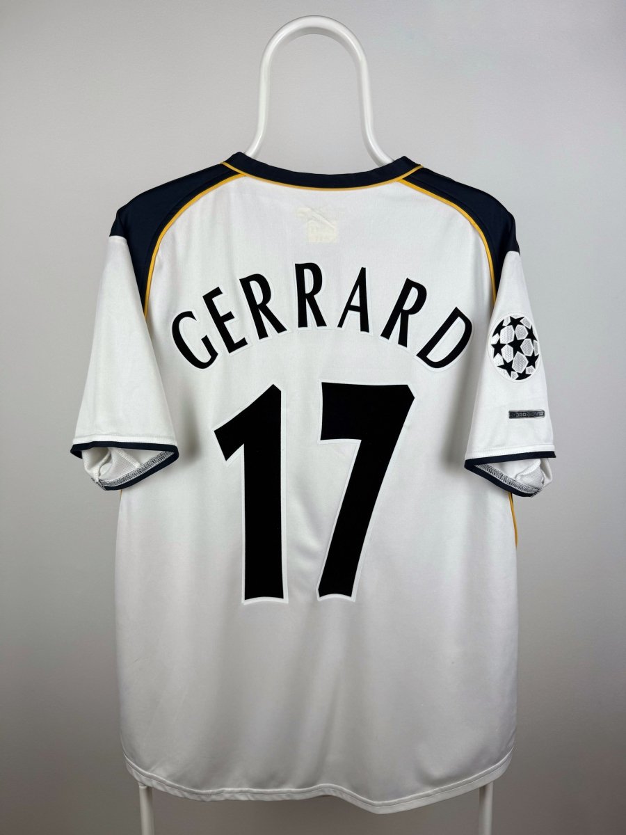 Steven Gerrard - Liverpool 2001/02 udebane trøje M 🏴󠁧󠁢󠁥󠁮󠁧󠁿 Fodboldshoppen_dk 1
