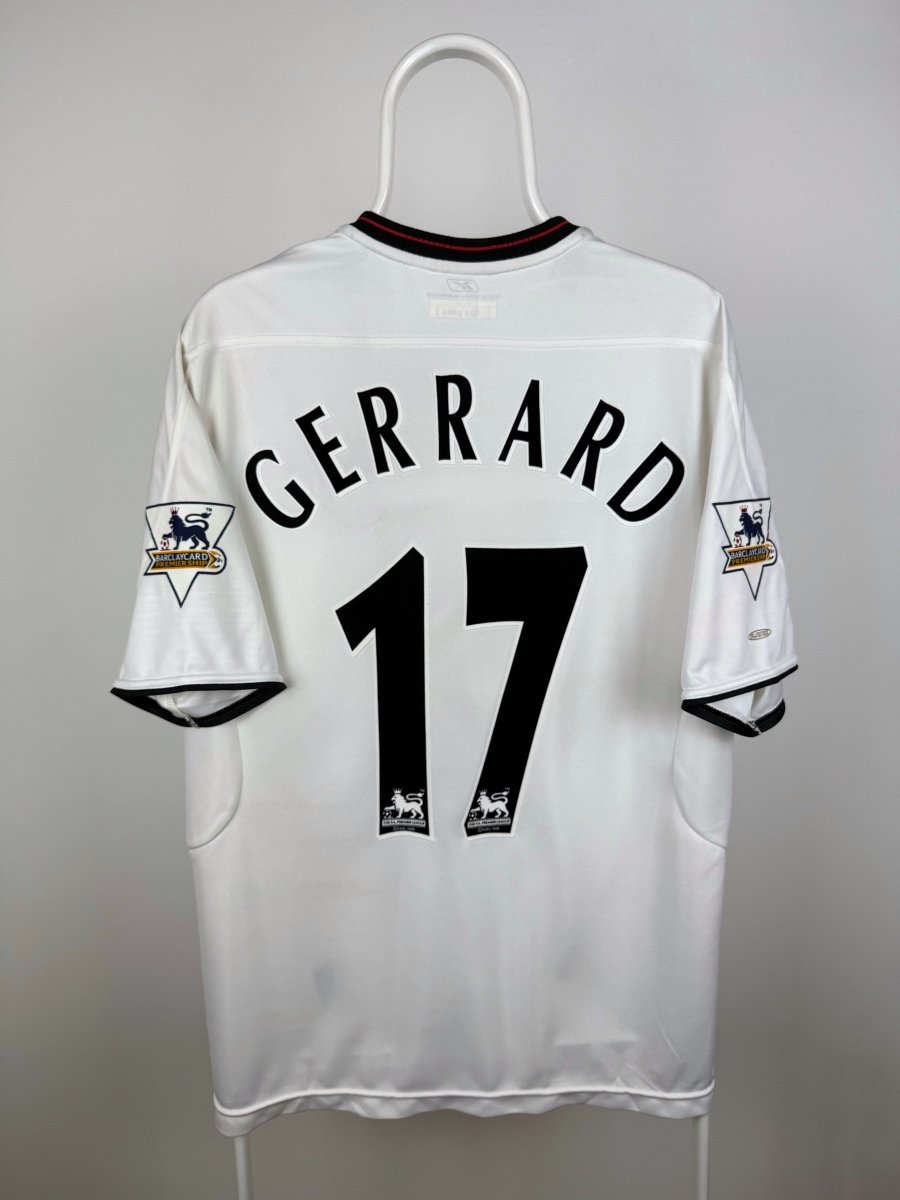 Steven Gerrard - Liverpool 2003/04 udebane trøje L 🏴󠁧󠁢󠁥󠁮󠁧󠁿 Fodboldshoppen_dk 1