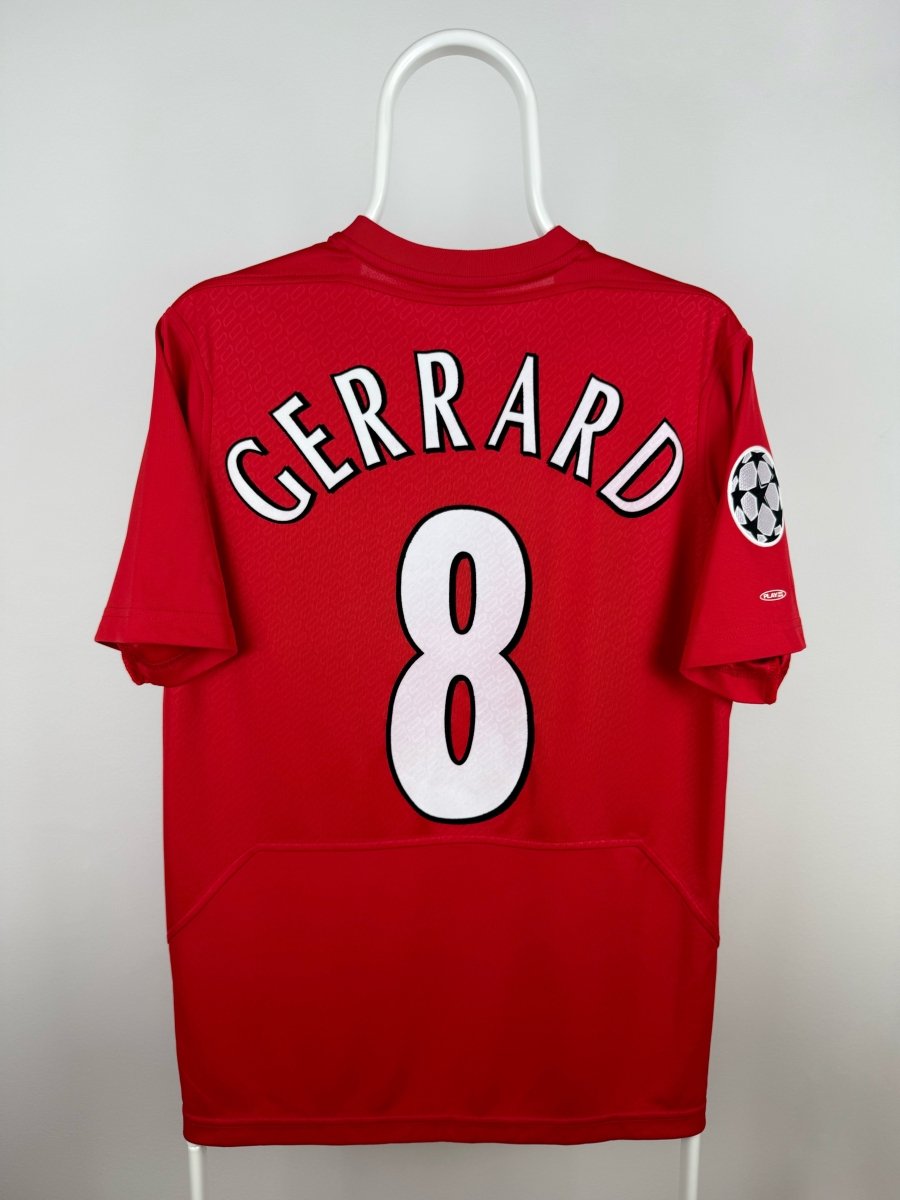 Steven Gerrard - Liverpool 2004/05 finale trøje M 🏴󠁧󠁢󠁥󠁮󠁧󠁿 Fodboldshoppen_dk 1