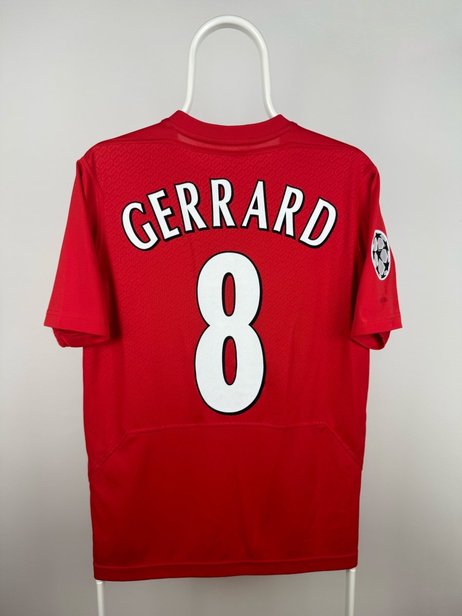 Steven Gerrard - Liverpool 2004/05 finale trøje M 🏴󠁧󠁢󠁥󠁮󠁧󠁿 Fodboldshoppen_dk 1