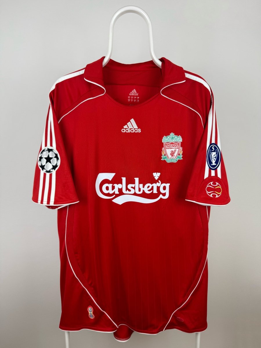 Steven Gerrard - Liverpool 2006/07 hjemmebane trøje XL 🏴󠁧󠁢󠁥󠁮󠁧󠁿 Fodboldshoppen_dk 2