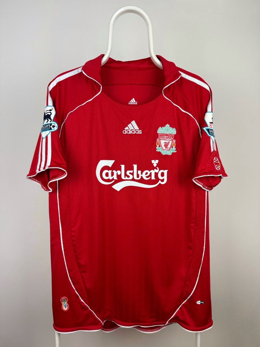 Steven Gerrard - Liverpool 2006/07 hjemmebane trøje L 🏴󠁧󠁢󠁥󠁮󠁧󠁿 Fodboldshoppen_dk 2