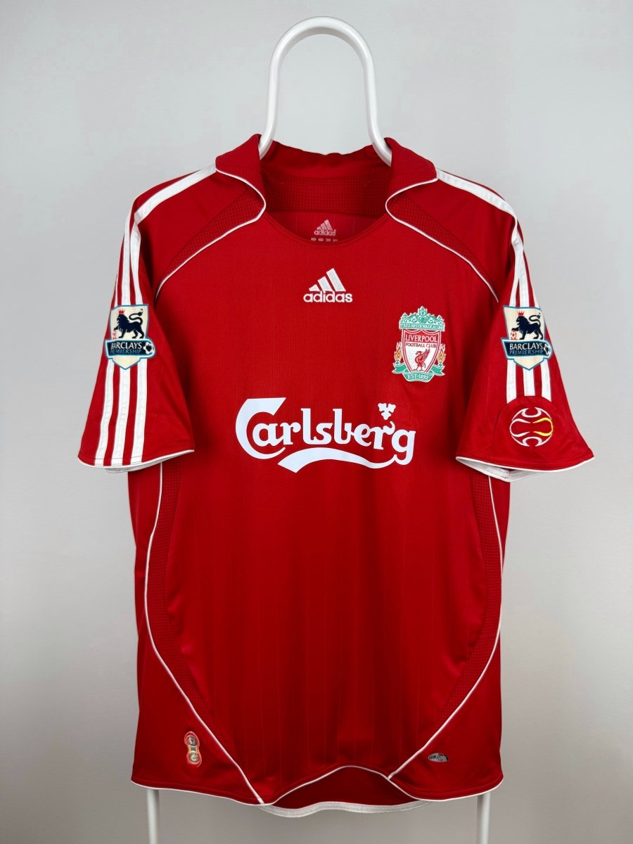 Steven Gerrard - Liverpool 2006/07 hjemmebane trøje M 🏴󠁧󠁢󠁥󠁮󠁧󠁿 Fodboldshoppen_dk 2