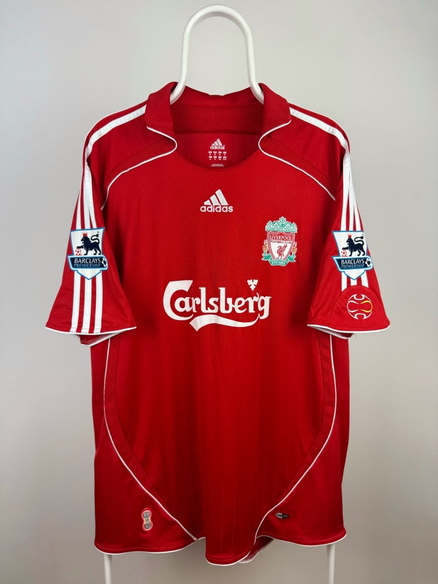 Steven Gerrard - Liverpool 2006/07 hjemmebane trøje XL 🏴󠁧󠁢󠁥󠁮󠁧󠁿 Fodboldshoppen_dk 2
