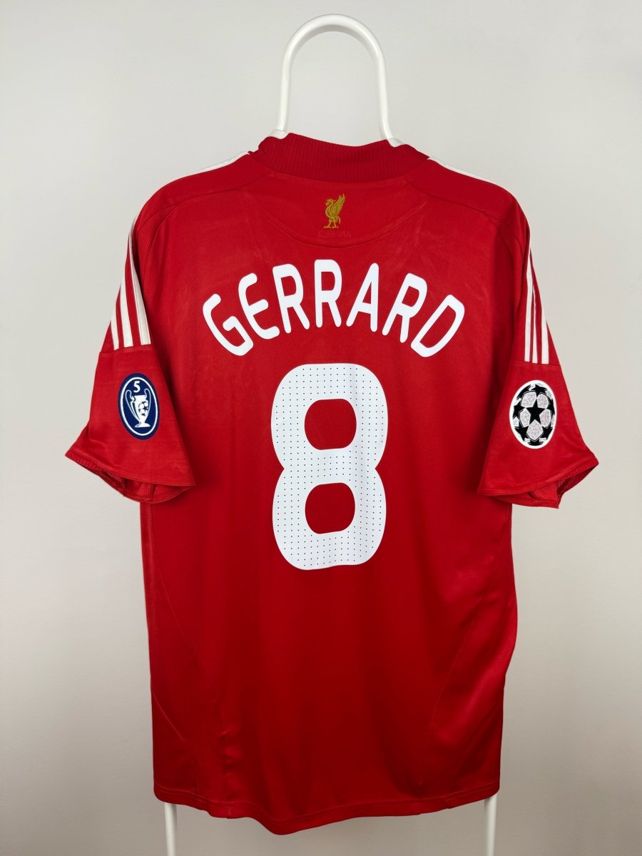 Steven Gerrard - Liverpool 2008/09 hjemmebane trøje L 🏴󠁧󠁢󠁥󠁮󠁧󠁿 Fodboldshoppen_dk 1