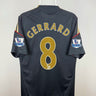 Steven Gerrard - Liverpool 2009/10 udebane trøje M 🏴󠁧󠁢󠁥󠁮󠁧󠁿 Fodboldshoppen_dk 1