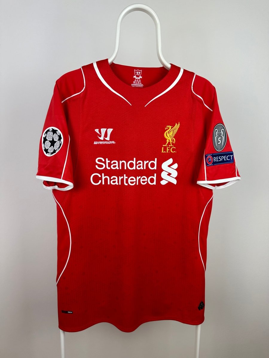 Steven Gerrard - Liverpool 2014/15 hjemmebane trøje M 🏴󠁧󠁢󠁥󠁮󠁧󠁿 Fodboldshoppen_dk 2