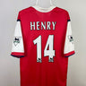 Thiery Henry - Arsenal 1999/00 hjemmebane trøje XL 🇫🇷 Fodboldshoppen_dk 1