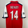 Thiery Henry - Arsenal 2000/02 hjemmebane trøje M 🇫🇷 Fodboldshoppen_dk 1