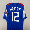 Thiery Henry - Frankrig 2008 hjemmebane trøje L 🇫🇷 Fodboldshoppen_dk 1