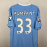 Vincent Kompany - Manchester City 2010/11 hjemmebane trøje XL 🇧🇪 Fodboldshoppen_dk 1