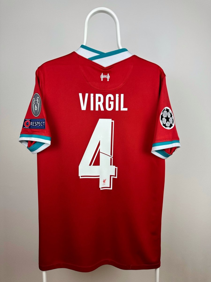 Virgil Van Dijk - Liverpool 2020/21 hjemmebane trøje L 🇳🇱 Fodboldshoppen_dk 1