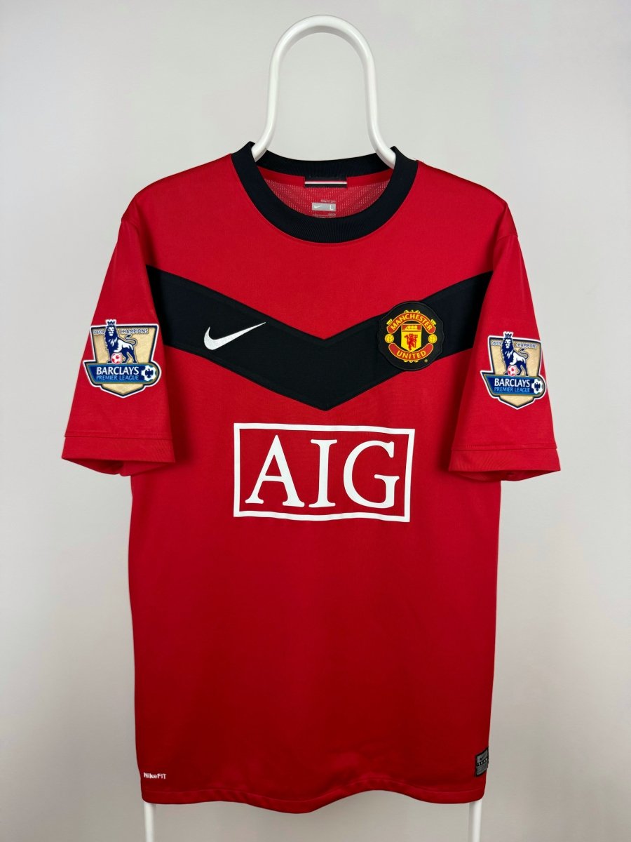 Wayne Rooney - Manchester United 2009/10 hjemmebane trøje L 🏴󠁧󠁢󠁥󠁮󠁧󠁿 Fodboldshoppen_dk 2