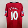 Wayne Rooney - Manchester United 2012/13 hjemmebane trøje XL 🏴󠁧󠁢󠁥󠁮󠁧󠁿 Fodboldshoppen_dk 1