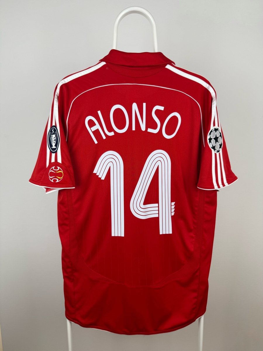 Xavi Alonso - Liverpool 2006/07 hjemmebane trøje M 🇪🇸 Fodboldshoppen_dk 1