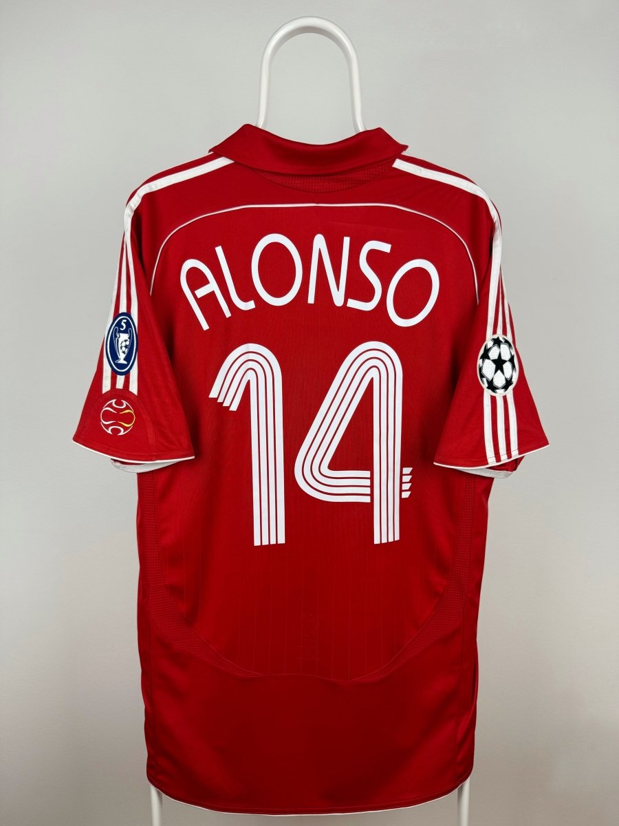 Xavi Alonso - Liverpool 2006/07 hjemmebane trøje L 🇪🇸 Fodboldshoppen_dk 1