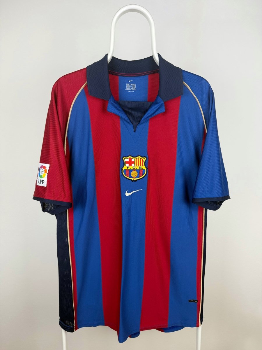Xavi Hernandez - FC Barcelona 2001/02 hjemmebane trøje L 🇪🇸 Fodboldshoppen_dk 2