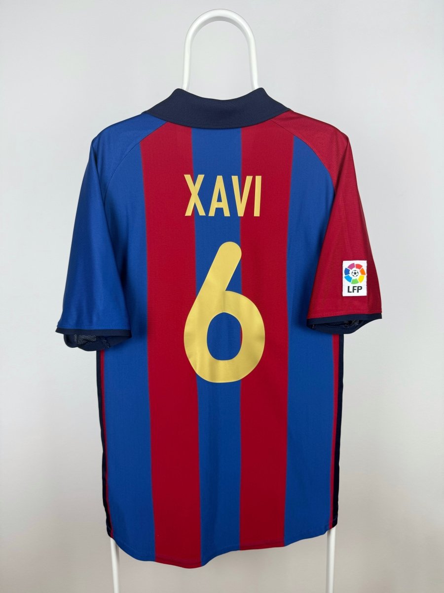 Xavi Hernandez - FC Barcelona 2001/02 hjemmebane trøje L 🇪🇸 Fodboldshoppen_dk 1