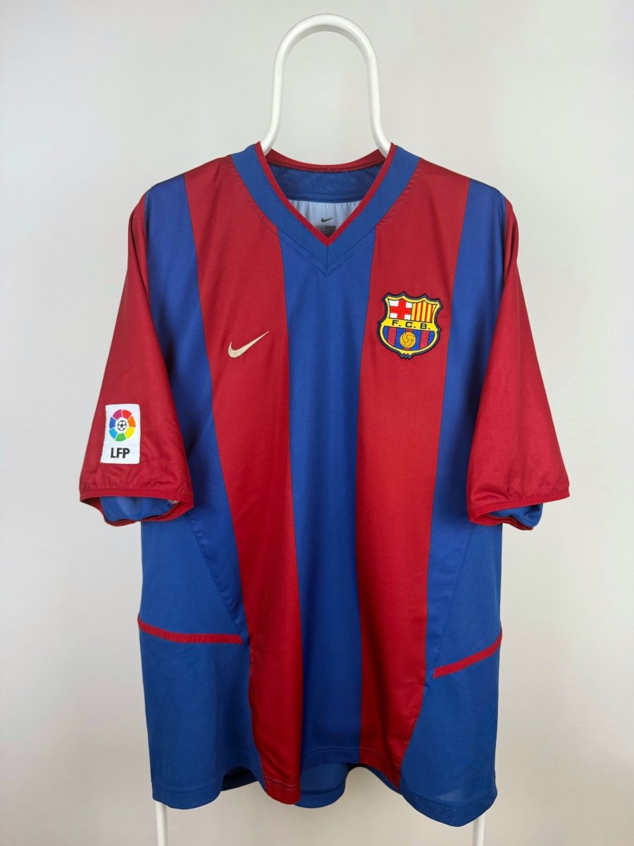 Xavi Hernandez - FC Barcelona 2002/03 hjemmebane trøje XL 🇪🇸 Fodboldshoppen_dk 2