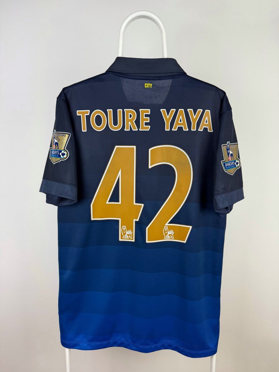 Yaya Toure - Manchester City 2014/15 udebane trøje M 🇨🇮 Fodboldshoppen_dk 1