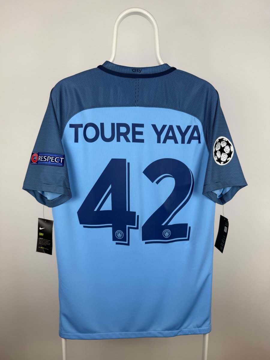 Yaya Toure - Manchester City 2016/17 hjemmebane trøje M 🇨🇮 Fodboldshoppen_dk 1