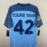 Yaya Toure - Manchester City 2016/17 hjemmebane trøje M 🇨🇮 Fodboldshoppen_dk 1