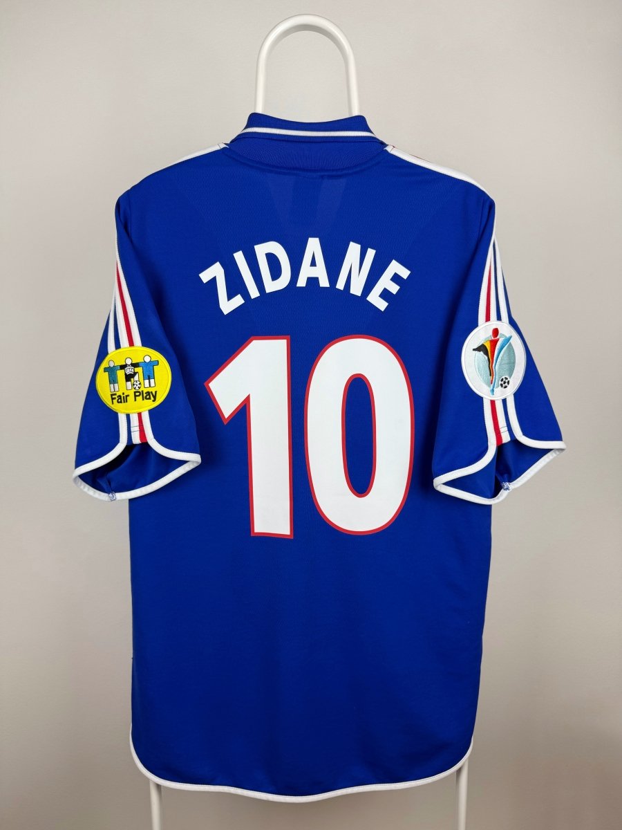 Zinedine Zidane - Frankrig 2000 hjemmebane trøje XL 🇫🇷 Fodboldshoppen_dk 1