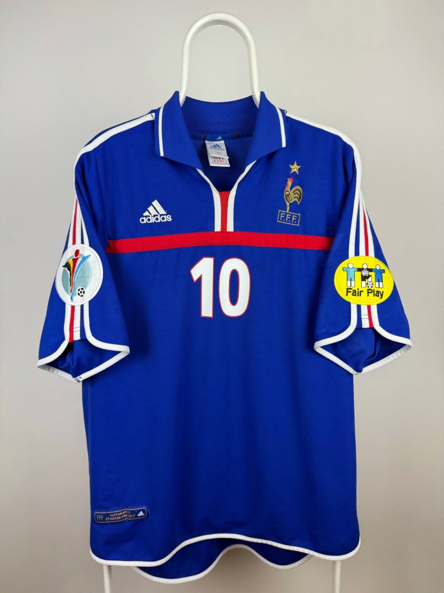 Zinedine Zidane - Frankrig 2000 hjemmebane trøje XL 🇫🇷 Fodboldshoppen_dk 2