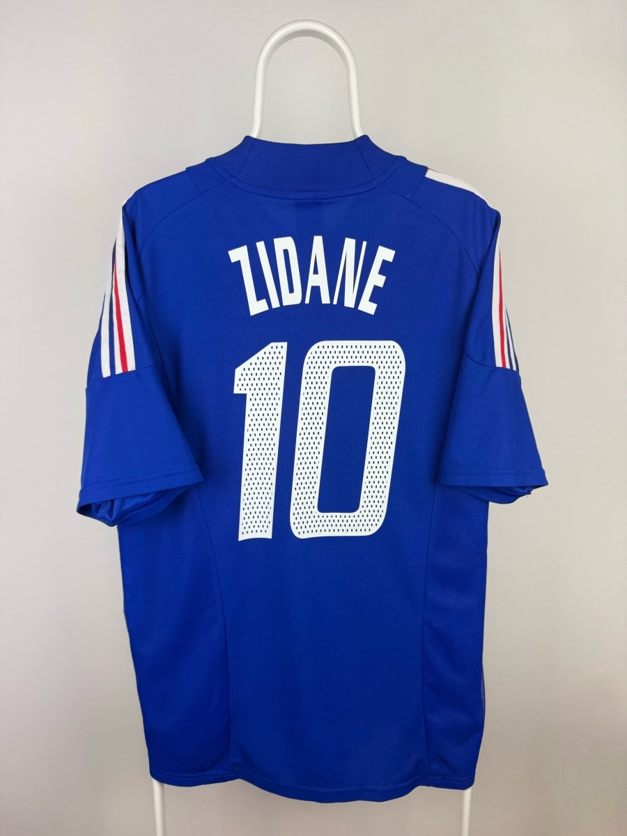 Zinedine Zidane - Frankrig 2002 hjemmebane trøje XL 🇫🇷 Fodboldshoppen_dk 1