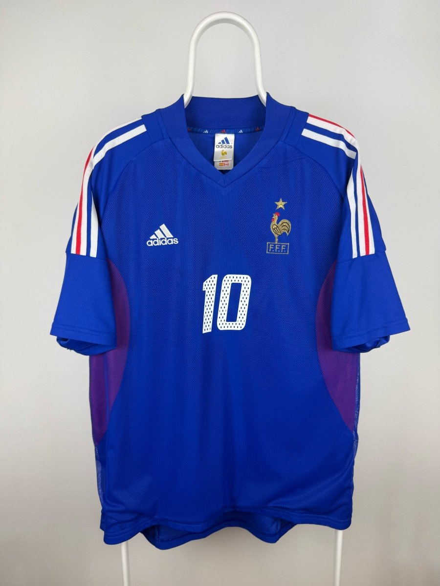 Zinedine Zidane - Frankrig 2002 hjemmebane trøje XL 🇫🇷 Fodboldshoppen_dk 2