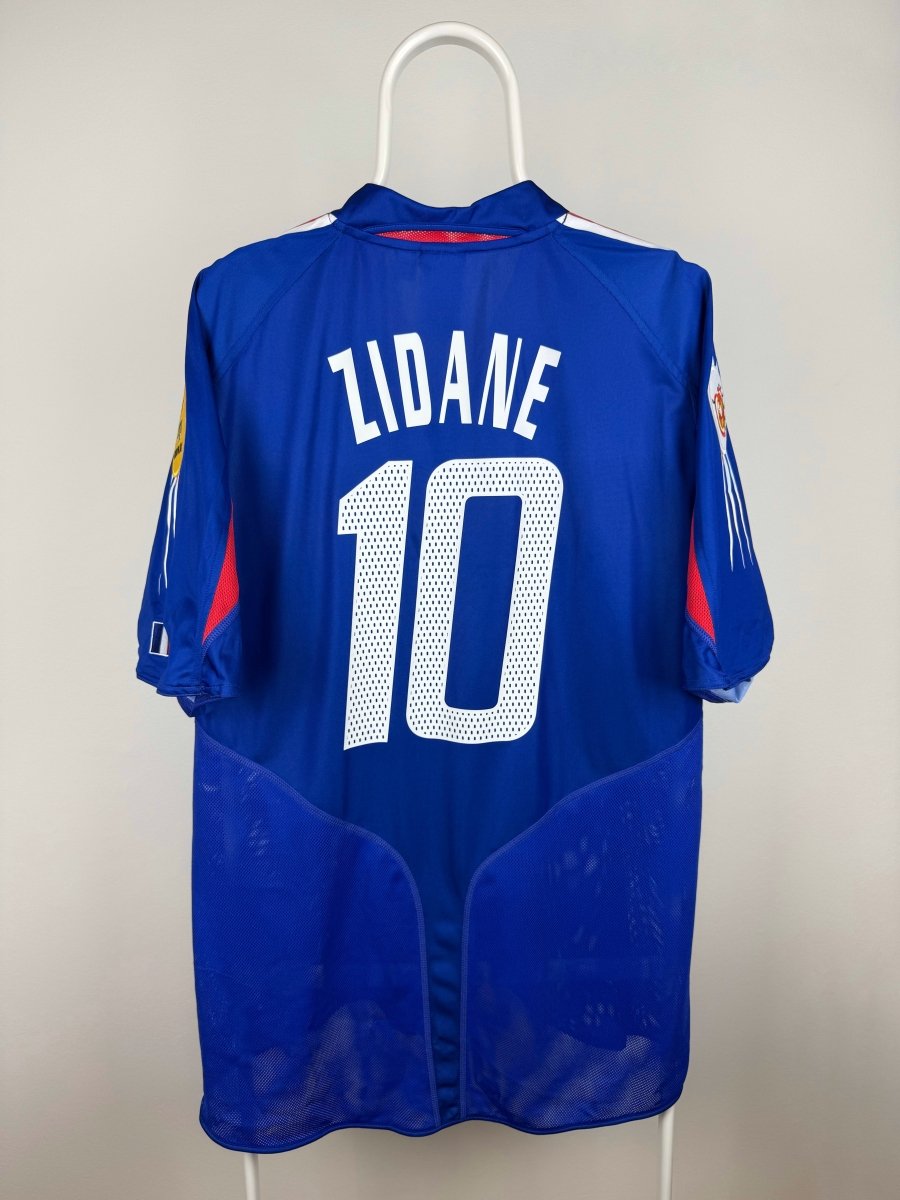 Zinedine Zidane - Frankrig 2004 hjemmebane trøje XL 🇫🇷 Fodboldshoppen_dk 1