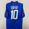 Zinedine Zidane - Frankrig 2004 hjemmebane trøje XL 🇫🇷 Fodboldshoppen_dk 1