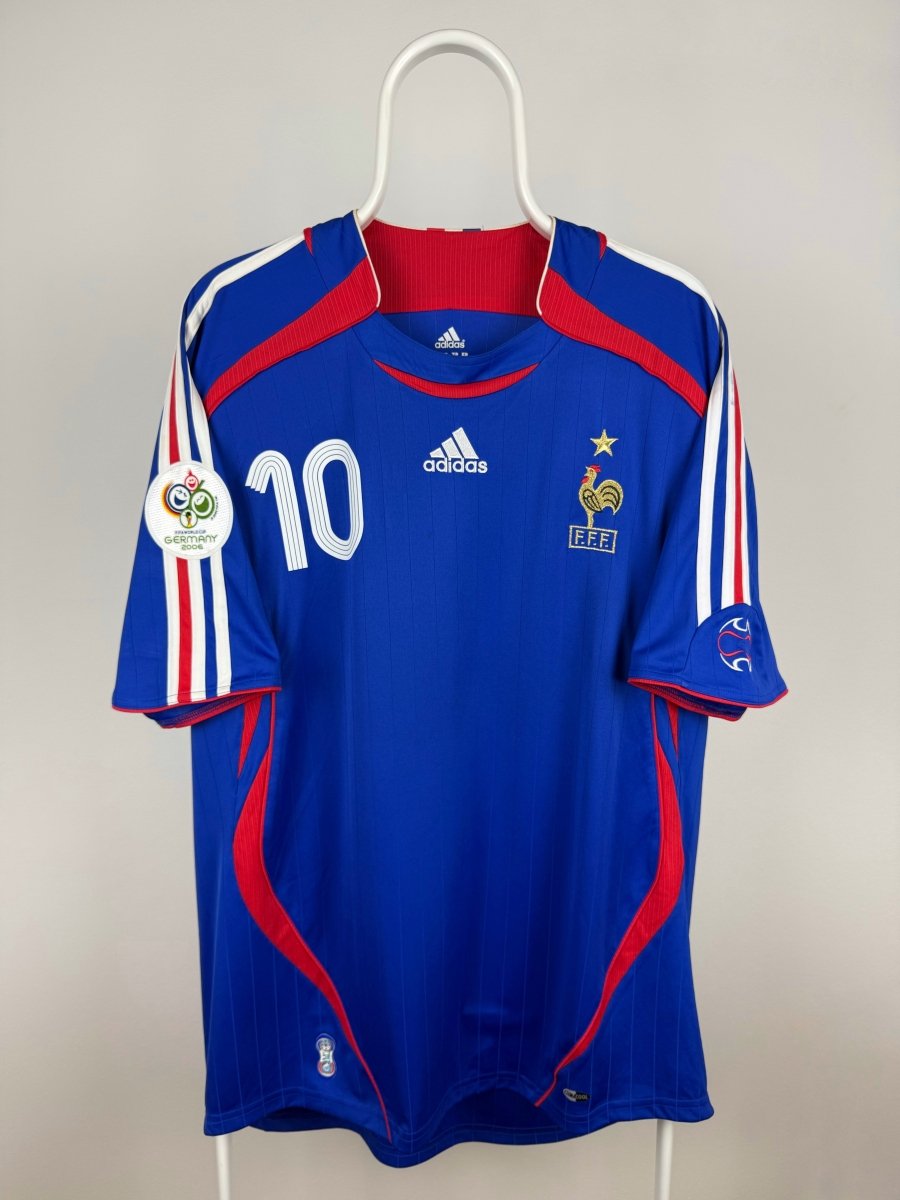 Zinedine Zidane - Frankrig 2006 hjemmebane trøje XL 🇫🇷 Fodboldshoppen_dk 2