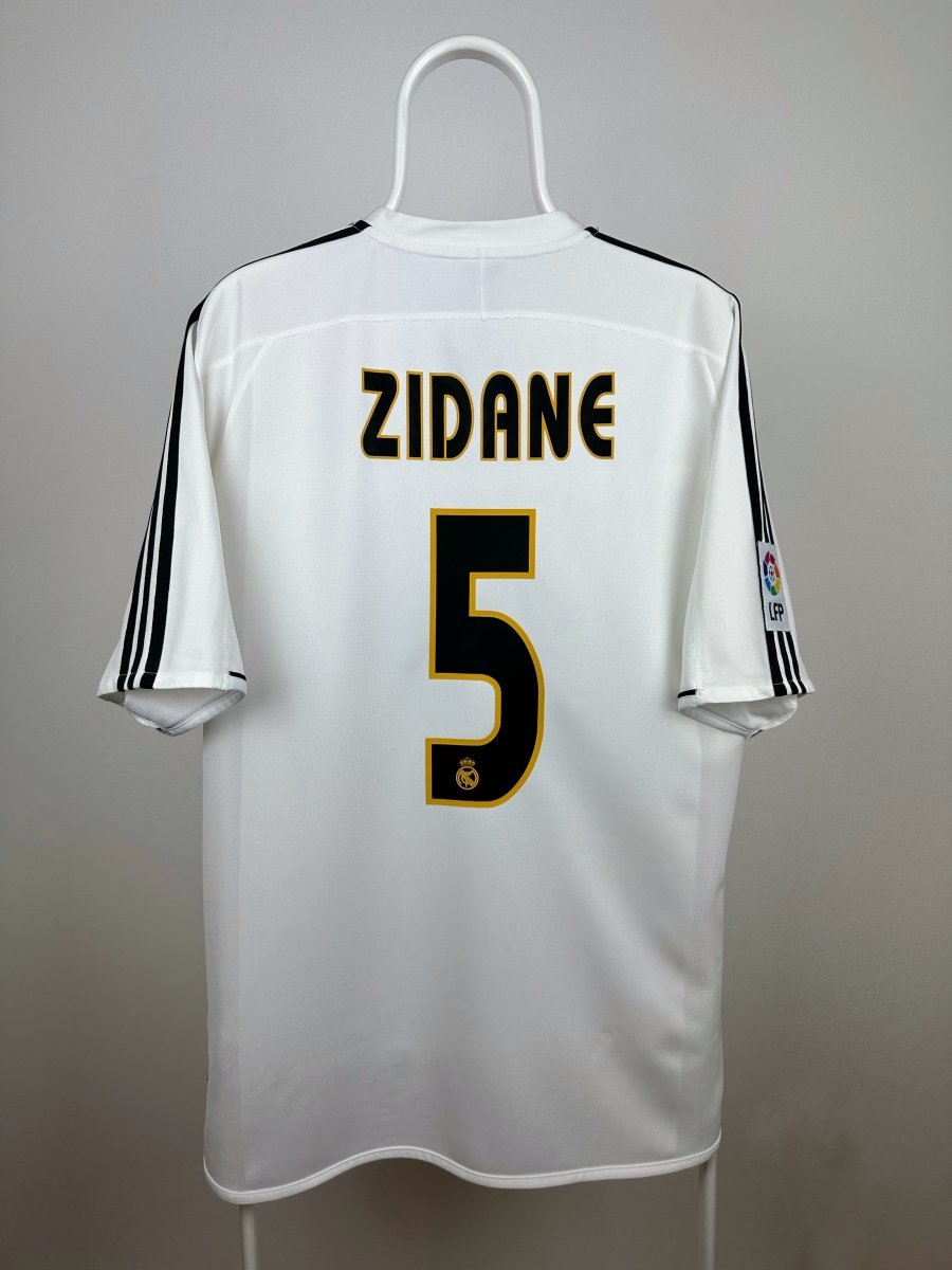 Zinedine Zidane - Real Madrid 2003/04 hjemmebane trøje L 🇫🇷 Fodboldshoppen_dk 1