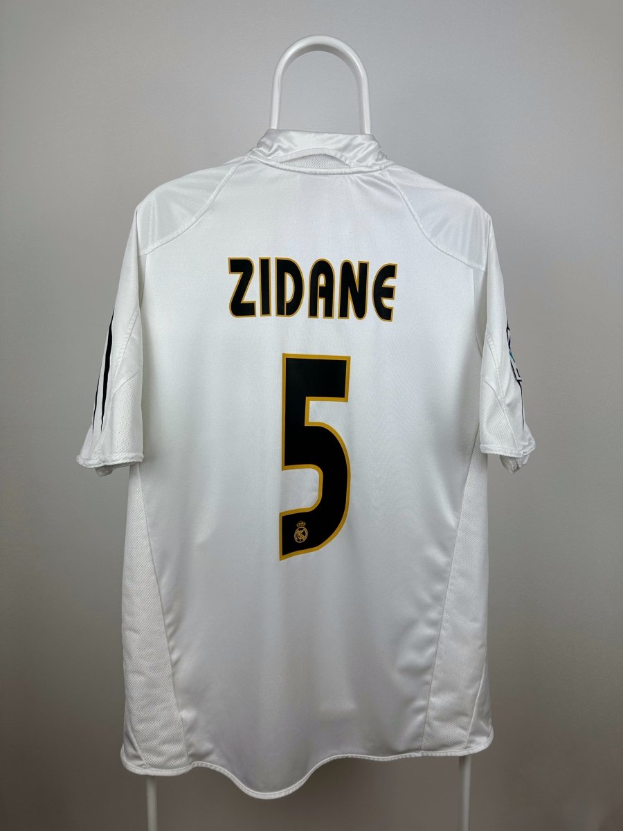 Zinedine Zidane - Real Madrid 2004/05 hjemmebane trøje L 🇫🇷 Fodboldshoppen_dk 1