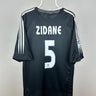 Zinedine Zidane - Real Madrid 2004/05 udebane trøje L 🇫🇷 Fodboldshoppen_dk 1